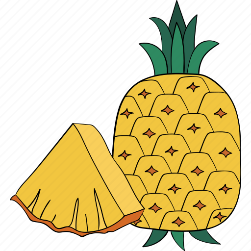 Pineapple, fruit, food, healthy, natural, summer icon - Download on Iconfinder