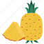 pineapple, fruit, food, healthy, natural, summer 