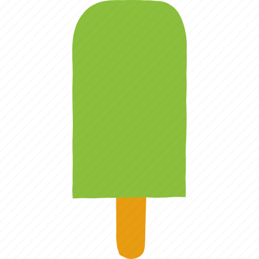 Ice, pop, frozen, snack, stick, sorbet, lime icon - Download on Iconfinder