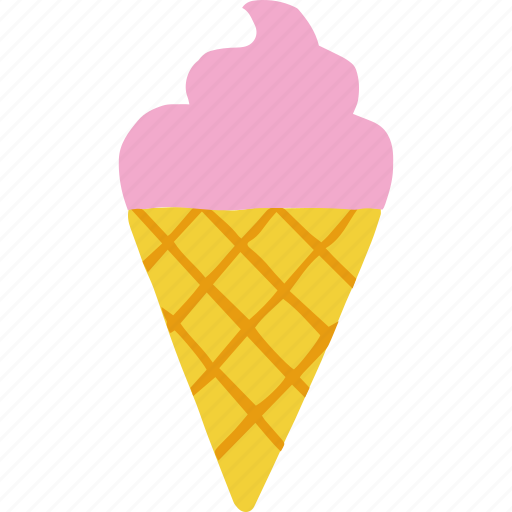 Soft, serve, ice, cream, frozen, dessert, cone icon - Download on Iconfinder