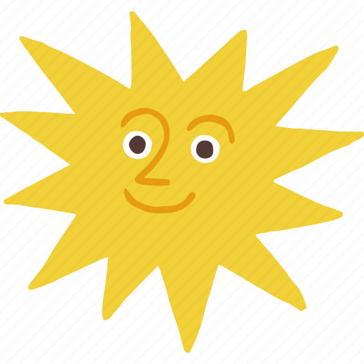 Sun, summer, shine, hot, smile icon - Download on Iconfinder