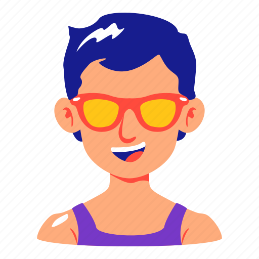 Sunglasses, beach, man, summer icon - Download on Iconfinder