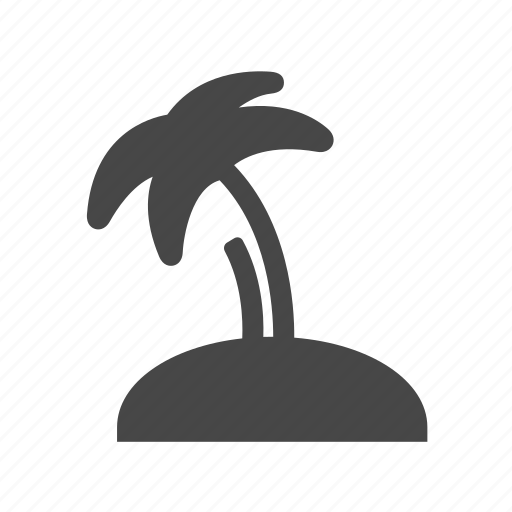 Beach, palm, summer icon - Download on Iconfinder