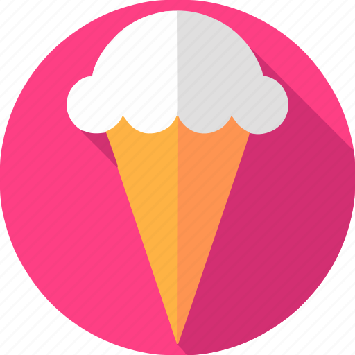 Ice, cream, snow, dessert, cone, cold, sweet icon - Download on Iconfinder