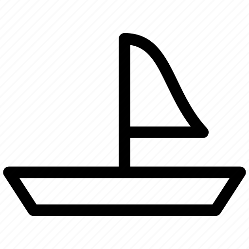 Boat, sail, sailboat, surf icon - Download on Iconfinder