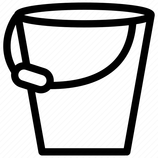 Beach, bucket, container, water icon - Download on Iconfinder