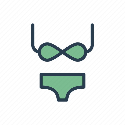 Bikini, cloth, lingerie, nightie, wear icon - Download on Iconfinder