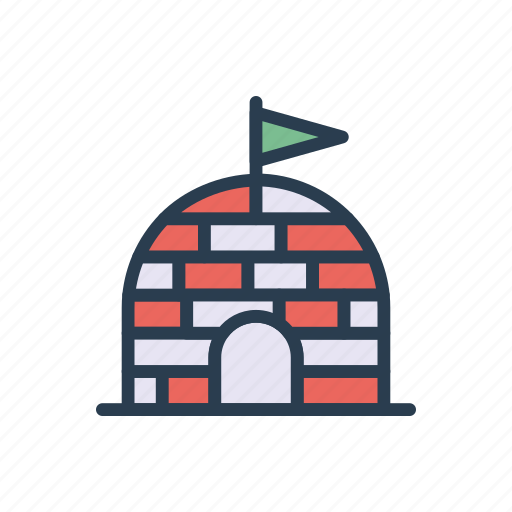 Building, estate, flag, house, real icon - Download on Iconfinder