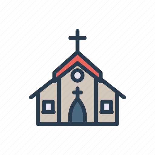 Building, catholic, church, cross, religious icon - Download on Iconfinder
