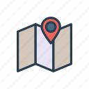 gps, location, map, pin, pointer