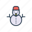christmas, event, ice, snowman, winter 