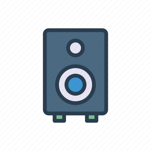 Loud, music, song, speaker, woofer icon - Download on Iconfinder