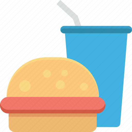 Burger, drink, fast food, food, junk food icon - Download on Iconfinder