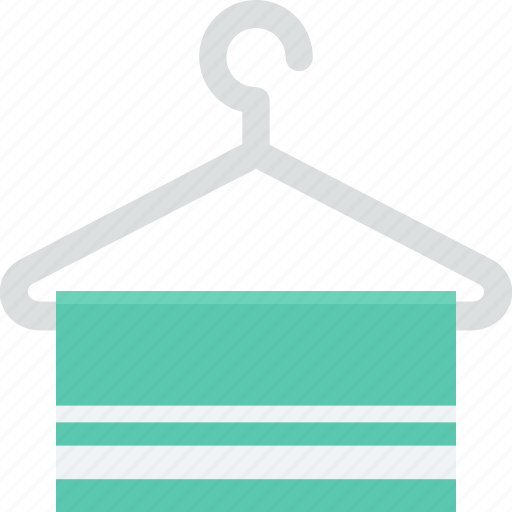 Bathing, bathroom towel, hanger, towel, wiping towel icon - Download on Iconfinder