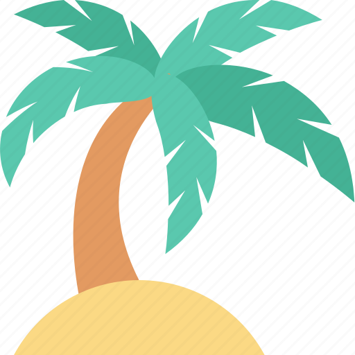 Beach, coconut tree, date tree, palm, palm tree icon - Download on Iconfinder