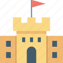 building, castle, citadel, fortress, tower
