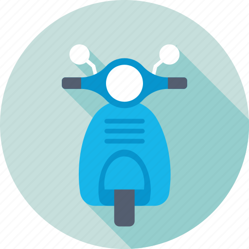 Motorbike, motorcycle, scooter, transport, vespa icon - Download on Iconfinder