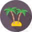 beach, coconut tree, forest, palm, palm tree 