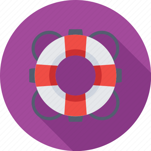 Life belt, life buoy, life ring, safety, support icon - Download on Iconfinder