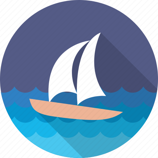 Sailboat, ship, transport, travel, yacht icon - Download on Iconfinder