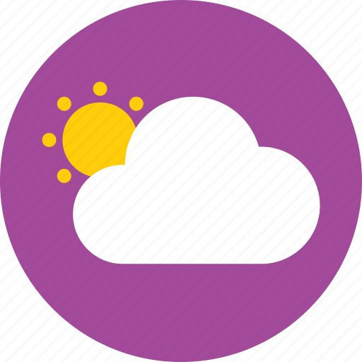 Cloud, summer, sun, sunny day, sunrise, weather icon - Download on Iconfinder