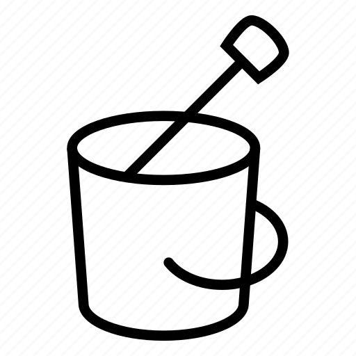 Bucket, cleaning, color, pail, water icon - Download on Iconfinder