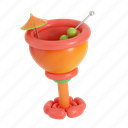 cocktail, drink, toy, beach, pool, summer, 3d 