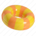 swimming ring, toy, beach, rubber, pool, summer, 3d 