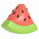 watermelon, fruit, toy, beach, pool, summer, 3d 