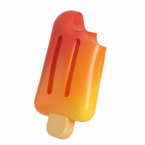 Ice cream, ice pop, popsicle, toy, beach, summer, 3d 3D illustration - Download on Iconfinder