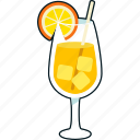 orange, juice, cocktail, bar, summer, beach, sea, travel
