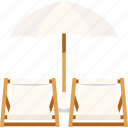 beach, chair, umbrella, sand, summer, travel, sea, island