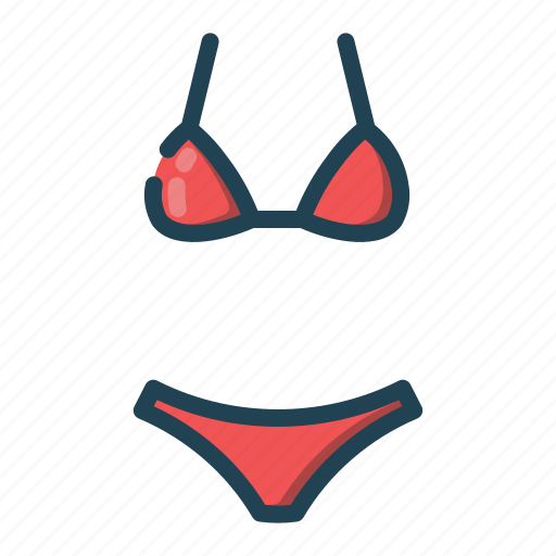 Bikini, underwear, fashion, woman, beach icon - Download on Iconfinder