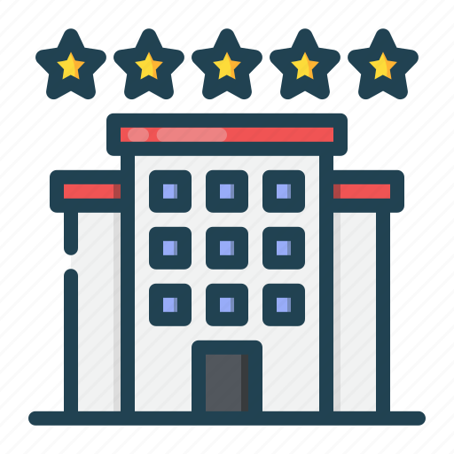 Hotel, accommodation, building, travel, holiday icon - Download on Iconfinder