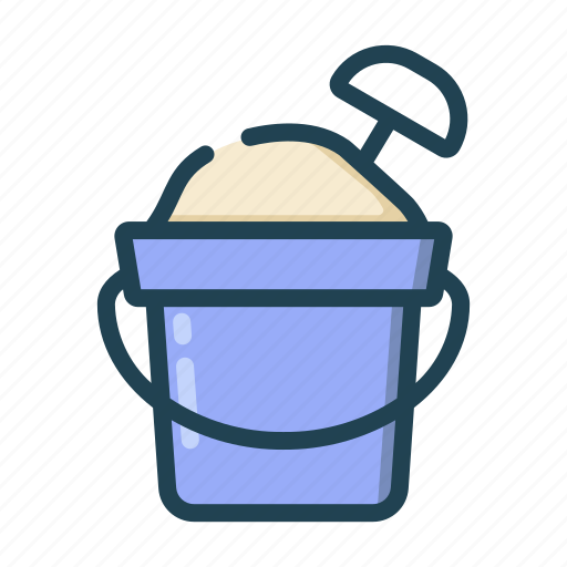 Sand, bucket, beach, vacation, holiday icon - Download on Iconfinder