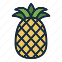 pineapple, fruit, summer, vacation, tropical, travel, fun, holiday