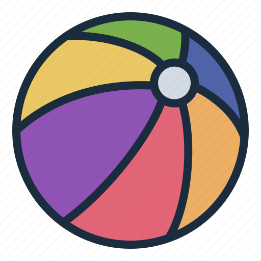Ball, summer, vacation, tropical, travel, fun, holiday icon - Download on Iconfinder