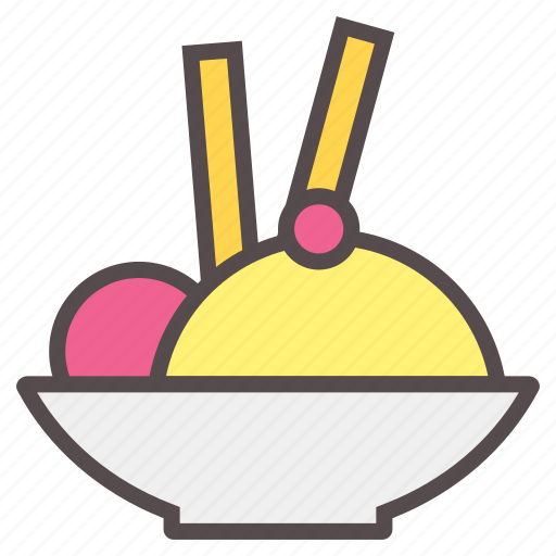 Bowl, cream, food, ice, summer, vacation, wafer icon - Download on Iconfinder