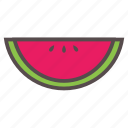 food, fruit, melon, summer, vacation, water, watermelon