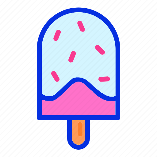 Holiday, ice cream, ice lolli, rainbow, summer icon - Download on Iconfinder