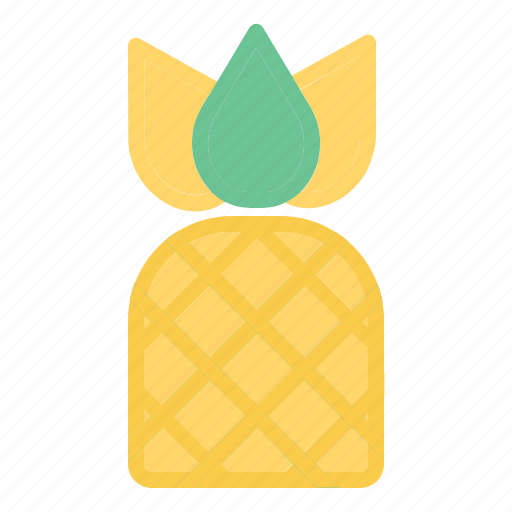 Pineappe, fresh, beach, summer icon - Download on Iconfinder