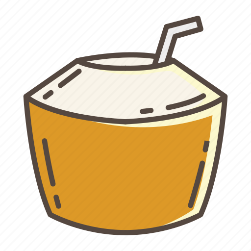 Coconut, drink icon - Download on Iconfinder on Iconfinder