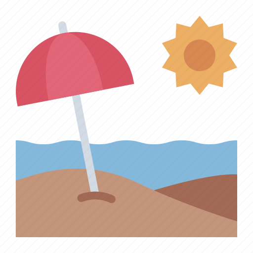 Beach, landscape, summer, vacation, tropical, travel, fun icon - Download on Iconfinder