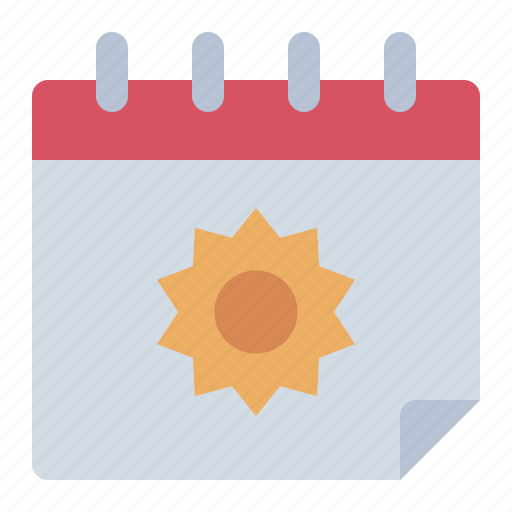 Calendar, summer, vacation, tropical, travel, fun, holiday icon - Download on Iconfinder