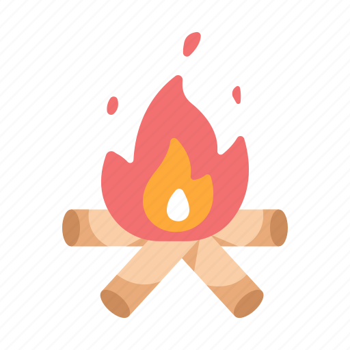 Bonfire, camp, campfire, fire, outdoor, summer, travel icon - Download on Iconfinder