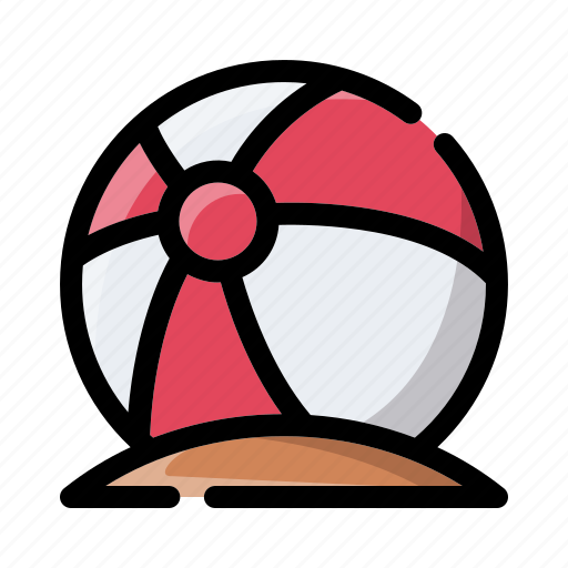 Beach, ball, summer, sport, game, play, sports icon - Download on Iconfinder