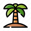 palm, tree, leaf, summer, nature, plant, tropical