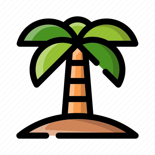 Palm, tree, leaf, summer, nature, plant, tropical icon - Download on Iconfinder