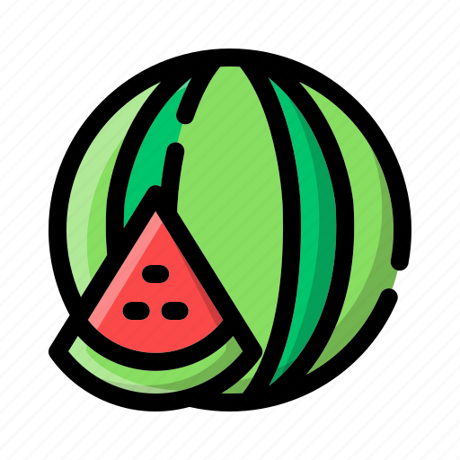 Watermelon, fruit, food, healthy, sweet, slice, dessert icon - Download on Iconfinder