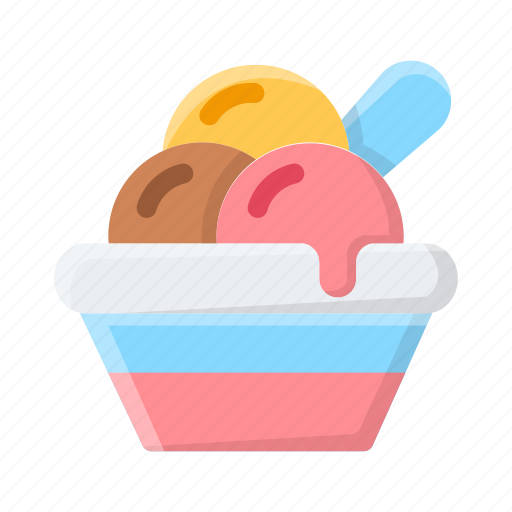 Ice, cream, dessert, cake, food, sweets, cold icon - Download on Iconfinder